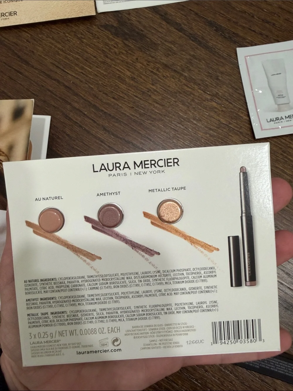 Laura Mercier Secret Camoflage/ Brighten and Correct Duo and makeup samples